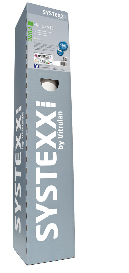 SYSTEXX Einzelrolle Glasvlies "Pure Fleece V16"